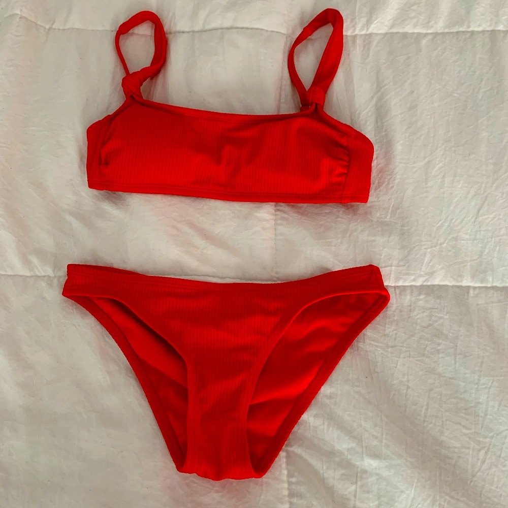 Red Size XS Target Bikini